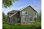Craftsman House Plan Rear Photo 03 - Lynnbrook Shingle Style Home 071D-0101 - Shop House Plans and More