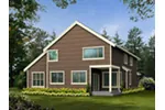 Craftsman House Plan Rear Photo 04 - Lynnbrook Shingle Style Home 071D-0101 - Shop House Plans and More