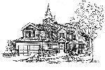 Luxury House Plan Front Image of House - Dalhousie Craftsman Home 071D-0114 - Search House Plans and More