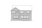 Luxury House Plan Rear Elevation - Dalhousie Craftsman Home 071D-0114 - Search House Plans and More