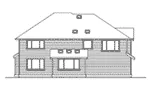 Country House Plan Rear Elevation - Tyson Valley Craftsman Home 071D-0115 - Shop House Plans and More