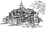Arts & Crafts House Plan Front Image of House - Wealden Tudor Home 071D-0120 - Shop House Plans and More