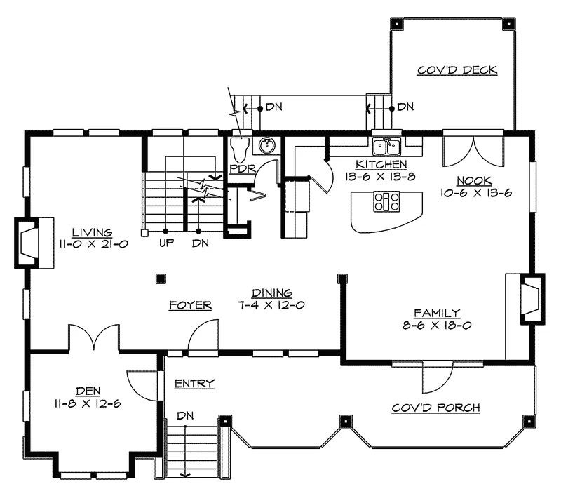 Southern House Plan First Floor - Vermillion Bay Raised  Home 071D-0123 - Shop House Plans and More