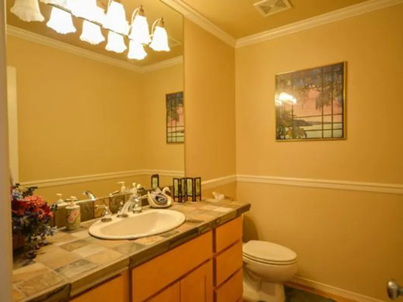 Luxury House Plan Bathroom Photo 01 - Pitman Hill Contemporary Home 071D-0124 - Shop House Plans and More