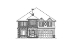 Craftsman House Plan Front Elevation - Cloudcroft Craftsman Home 071D-0139 - Search House Plans and More