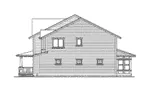 Traditional House Plan Right Elevation - Revere Point Luxury Home 071D-0142 - Shop House Plans and More