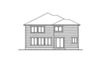 Luxury House Plan Rear Elevation - Fawn Lake Craftsman Home 071D-0143 - Search House Plans and More