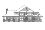 Craftsman House Plan Front Elevation - Thistledale Farmhouse 071D-0163 - Shop House Plans and More