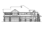 Craftsman House Plan Right Elevation - Thistledale Farmhouse 071D-0163 - Shop House Plans and More