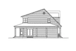 Modern House Plan Left Elevation - Poseidon Lake Home 071D-0165 - Shop House Plans and More