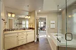 Luxury House Plan Master Bathroom Photo 03 - Messina Craftsman Home 071D-0173 - Shop House Plans and More