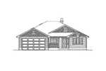 Ranch House Plan Front Elevation - Mountain Place Ranch Home 071D-0216 - Shop House Plans and More