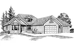 Country House Plan Front Image of House - Whispering Pine Traditional 071D-0219 - Shop House Plans and More