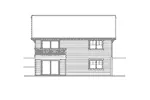 Ranch House Plan Rear Elevation - Ridgepoint Rustic Ranch Home 071D-0224 - Shop House Plans and More