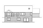 Shingle House Plan Rear Elevation - Weyburn Craftsman Home 071D-0227 - Shop House Plans and More