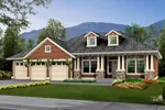 Craftsman And Traditional Styles Mix To Create This Ranch House