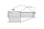 Craftsman House Plan Left Elevation - Twingate Craftsman Home 071D-0229 - Shop House Plans and More