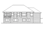 Craftsman House Plan Rear Elevation - Twingate Craftsman Home 071D-0229 - Shop House Plans and More