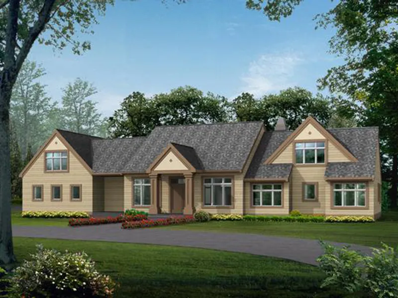 Country House Plan Front Image - Manlyn Craftsman Home 071D-0232 - Shop House Plans and More