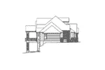 Ranch House Plan Left Elevation - Munhall Mill Craftsman Home 071D-0238 - Shop House Plans and More