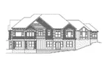 Luxury House Plan Rear Elevation - Munhall Mill Craftsman Home 071D-0238 - Shop House Plans and More