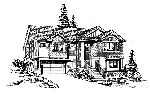 Arts & Crafts House Plan Front Image of House - Salem Crest Split-Level Home 071D-0240 - Shop House Plans and More