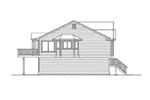 Traditional House Plan Left Elevation - Salem Hill Split-Level Home 071D-0241 - Shop House Plans and More