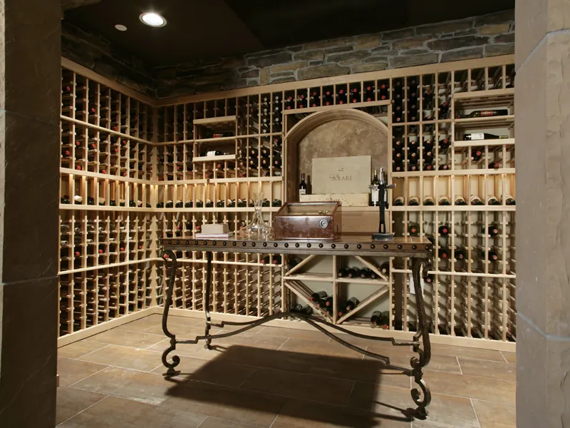 Traditional House Plan Wine Cellar Photo - Parktowne Luxury Home 071S-0002 - Shop House Plans and More