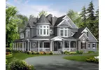 European House Plan Front Image - Geyer Victorian Home 071S-0007 - Search House Plans and More
