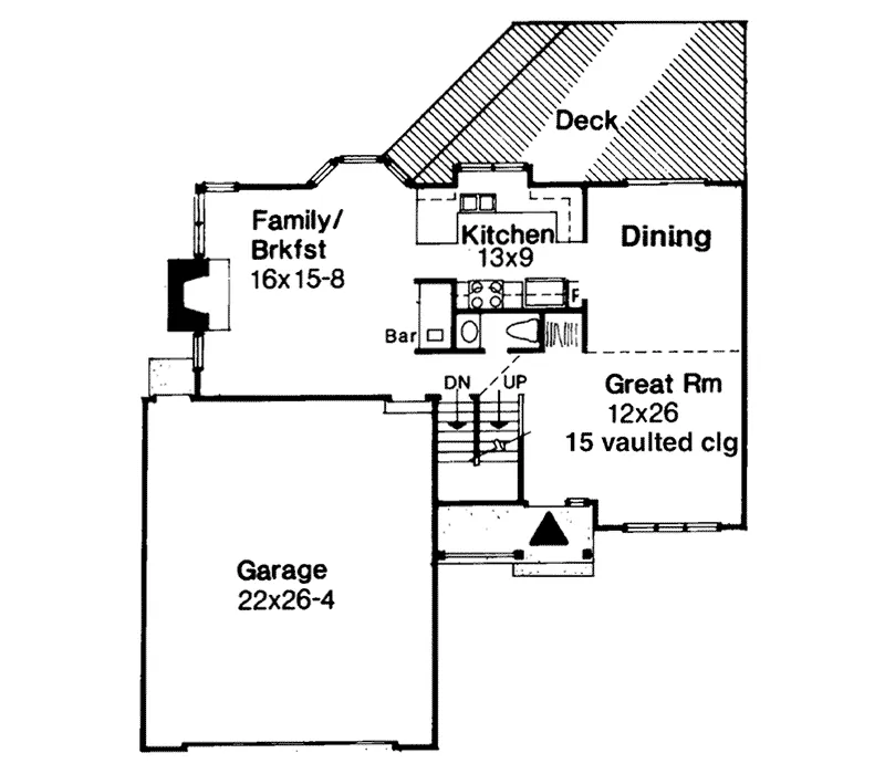 Country House Plan First Floor - Summer Summit Country Home 072D-0001 - Shop House Plans and More