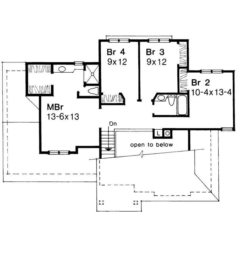 Modern House Plan Second Floor - Orwell Place Country Home 072D-0148 - Shop House Plans and More