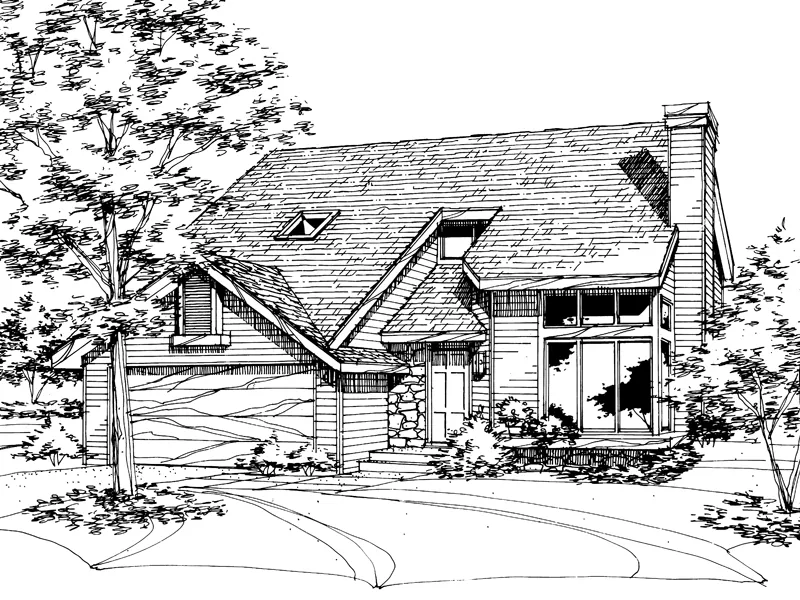 Modern House Plan Front of Home - Matson Southern Home 072D-0153 - Shop House Plans and More