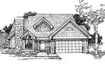 Traditional House Plan Front of Home - Buckner Craftsman Home 072D-0311 - Search House Plans and More