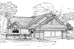 Country House Plan Front of Home - Clearmont Contemporary Home 072D-0324 - Search House Plans and More