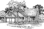 Country House Plan Front of Home - Friedenburg Ranch Home 072D-0342 - Search House Plans and More