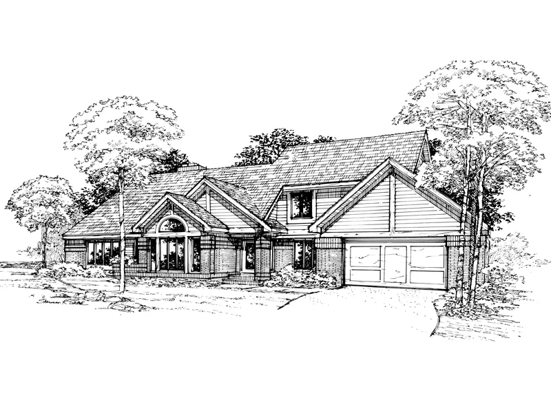 Luxury House Plan Front of Home - Rodelle Manor Luxury Home 072D-0365 - Shop House Plans and More