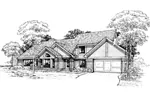 Luxury House Plan Front of Home - Rodelle Manor Luxury Home 072D-0365 - Shop House Plans and More