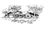 Country House Plan Front of Home - Eastman Traditional Home 072D-0384 - Search House Plans and More