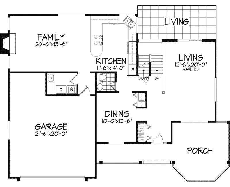 Southern House Plan First Floor - Oxfordshire Traditional Home 072D-0388 - Shop House Plans and More