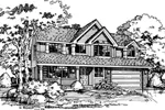 Country House Plan Front of Home - Napoli Country Home 072D-0434 - Shop House Plans and More