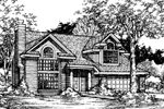 Bungalow House Plan Front of Home - Impala Country Bungalow Home 072D-0512 - Search House Plans and More
