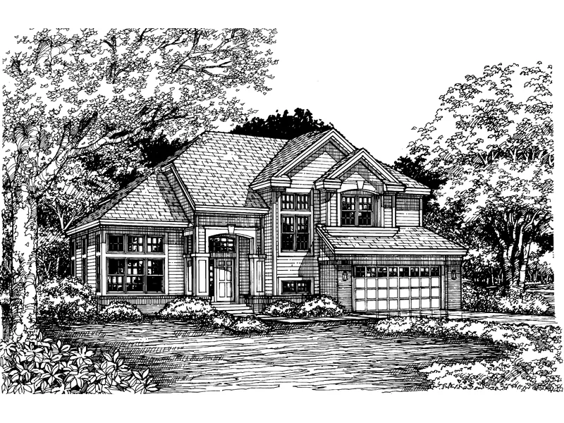 Southern House Plan Front of Home - Castille Traditional Home 072D-0628 - Search House Plans and More
