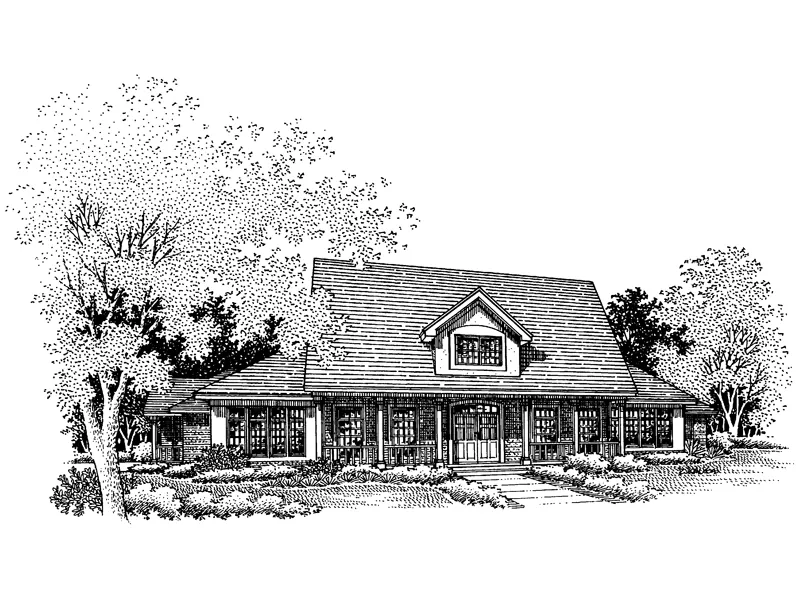 Bungalow House Plan Front of Home - Aversa Country Luxury Home 072D-0642 - Search House Plans and More