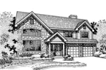 Southern House Plan Front of Home - Wellington Mill Rustic Home 072D-0678 - Shop House Plans and More