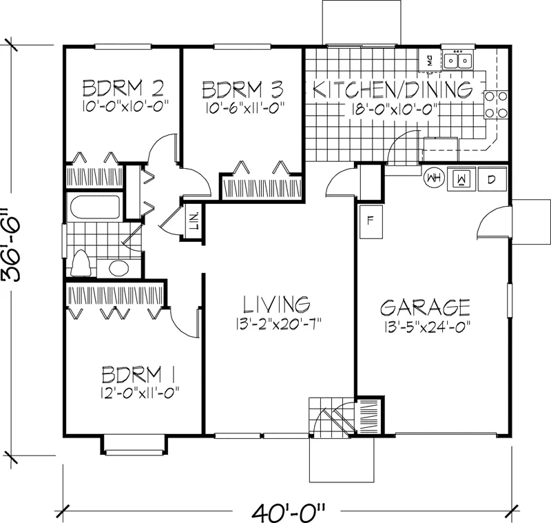 Southern House Plan First Floor - Faulkner Spring Country Home 072D-0687 - Search House Plans and More