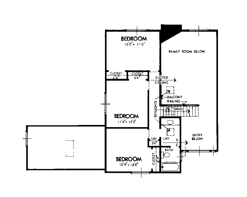 Mediterranean House Plan Second Floor - Falls Hollow Spanish Luxury Home 072D-0728 - Search House Plans and More