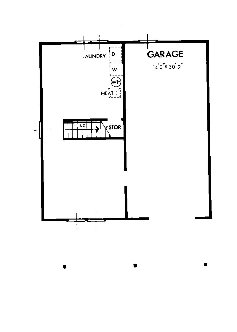 Lake House Plan Lower Level Floor - Hernando Rustic Mountain Home 072D-0753 - Search House Plans and More