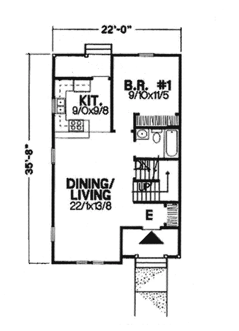 Vacation House Plan First Floor - Haltonia Country Home 072D-0779 - Search House Plans and More