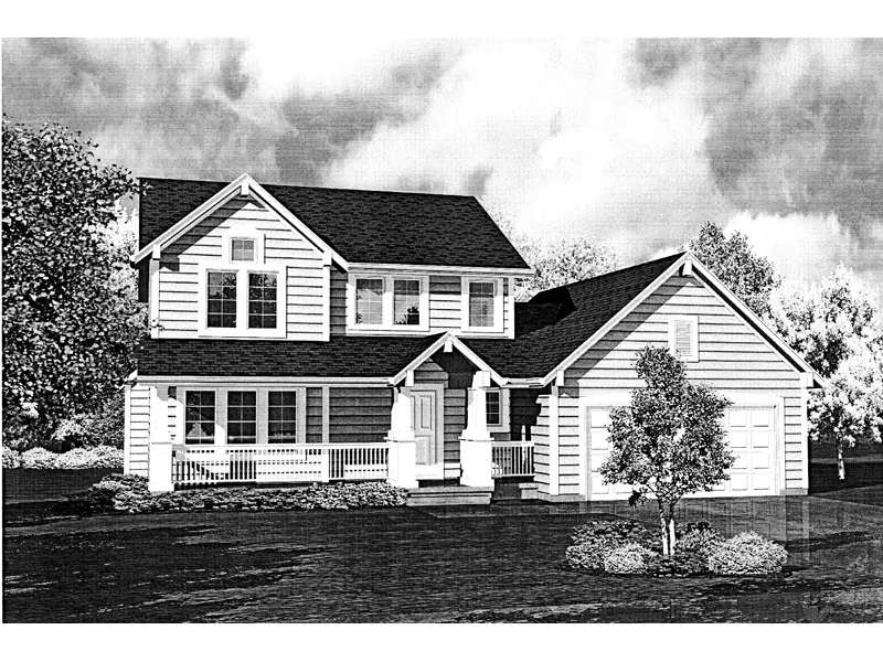 Southern House Plan Front of Home - Farm Country Southern Home 072D-0780 - Search House Plans and More