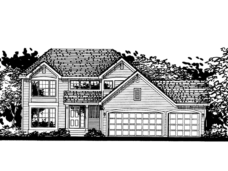 Country House Plan Front of Home - Duncan Spring Traditional Home 072D-0812 - Search House Plans and More